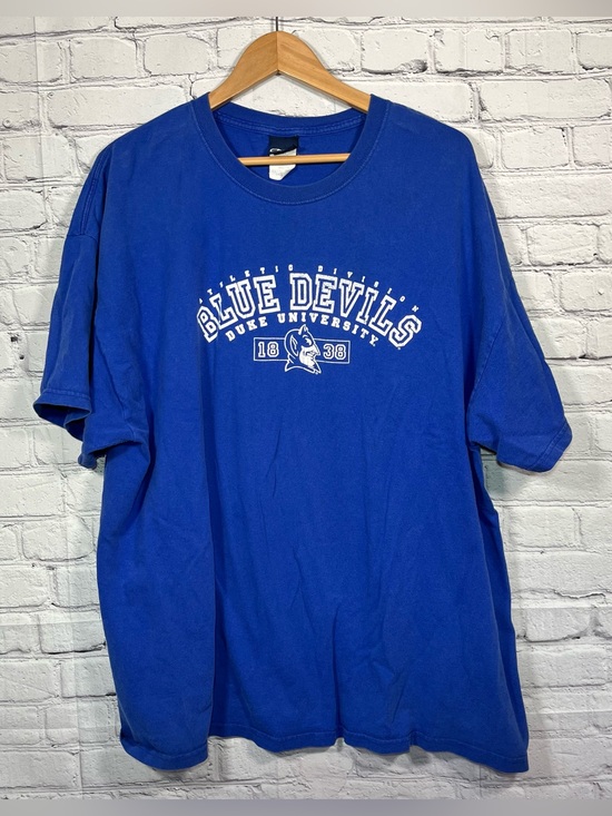 Old Varsity Brand Other - Vintage Duke Blue Devils Athletic Division T-Shirt Mens Size 2XL Blue